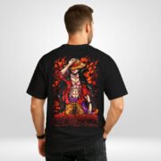Luffy Final War Oversized T-Shirt – Anime Back Print