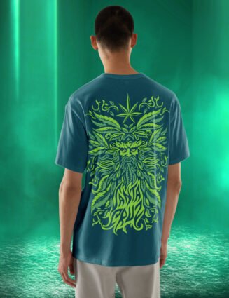Santa Cruz Green Wizard Oversized T-Shirt back