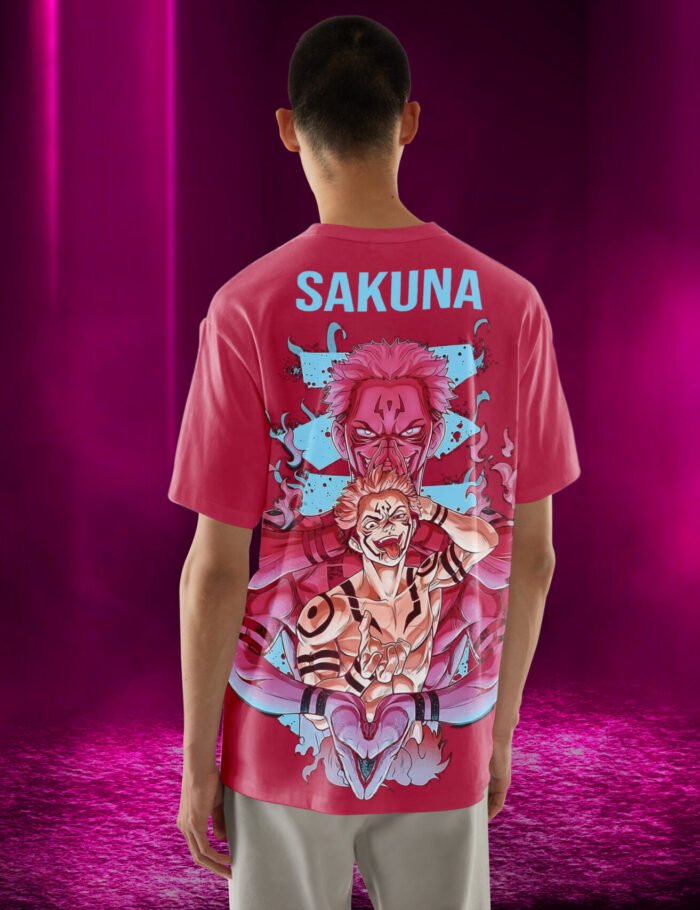 Sakuna Oversized T-Shirt back print Sakuna Oversized T-Shirt back print