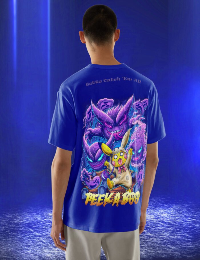 Pokemon Oversized T-Shirt back side Pokemon Oversized T-Shirt back side
