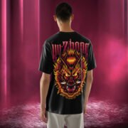 Yu Zhong Oversized T-Shirt back print | Buffring