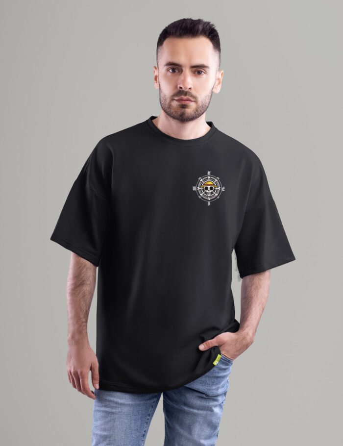 punk oversized t-shirt front logo 2