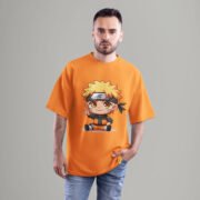 chibi naruto oversized t-shirt front