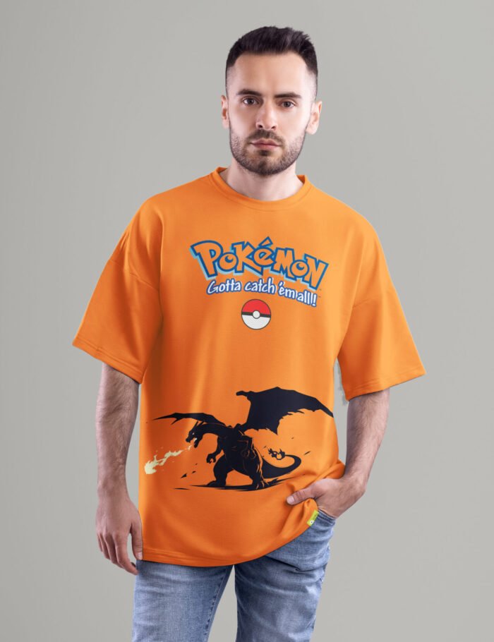 Charizard Oversized T-zoom front