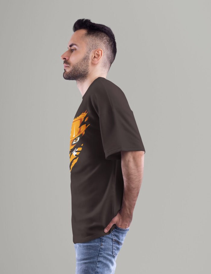 Naruto Kurama Oversized T-Shirt side Naruto Kurama Oversized T-Shirt side