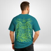 Santa Cruz Green Wizard Oversized T-Shirt back