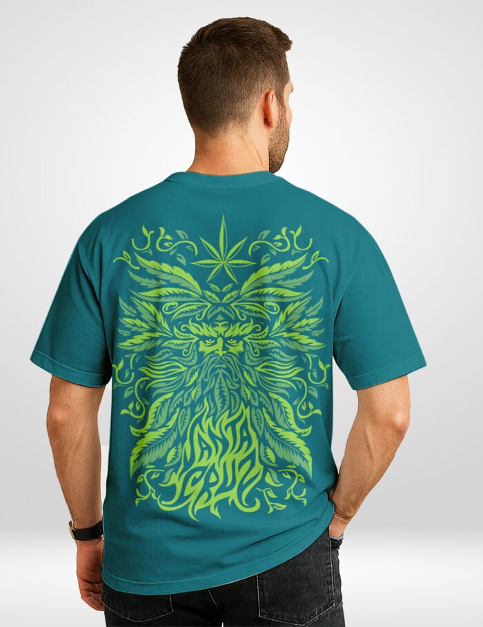 Santa Cruz Green Wizard Oversized T-Shirt back