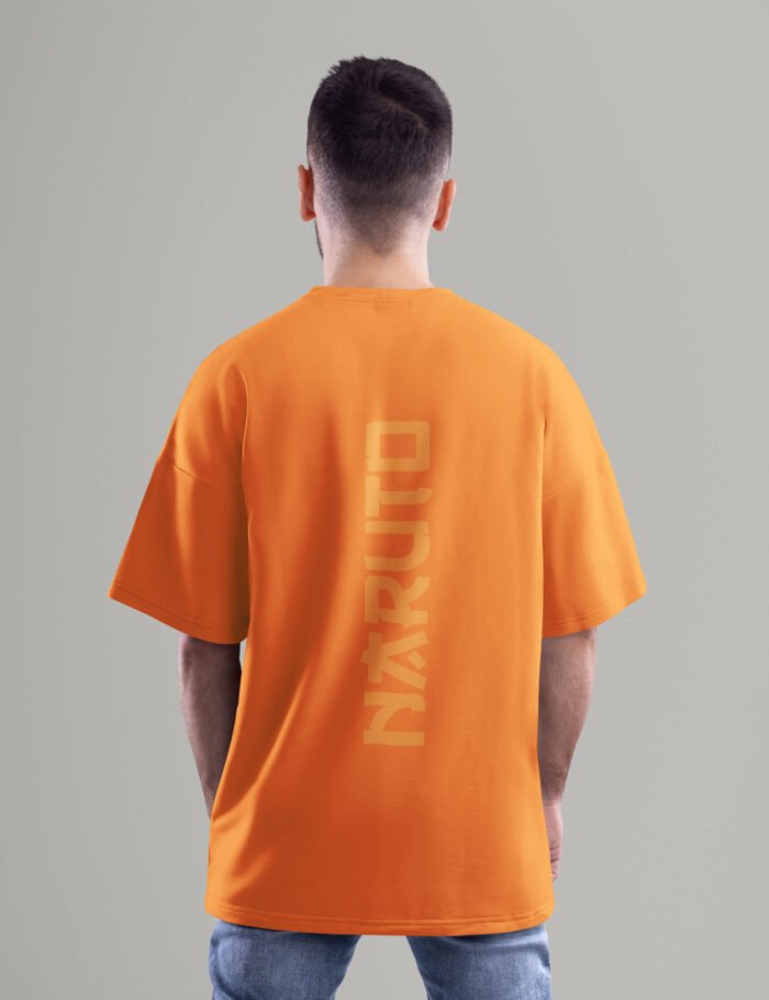 chibi naruto oversized t-shirt back