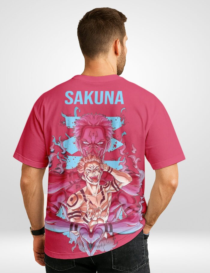 Sakuna Oversized T-Shirt back print Sakuna Oversized T-Shirt back print