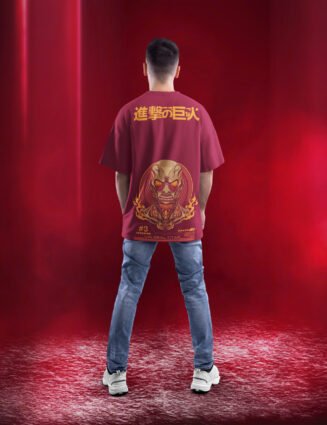 Colossal Titan Oversized T-Shirt back