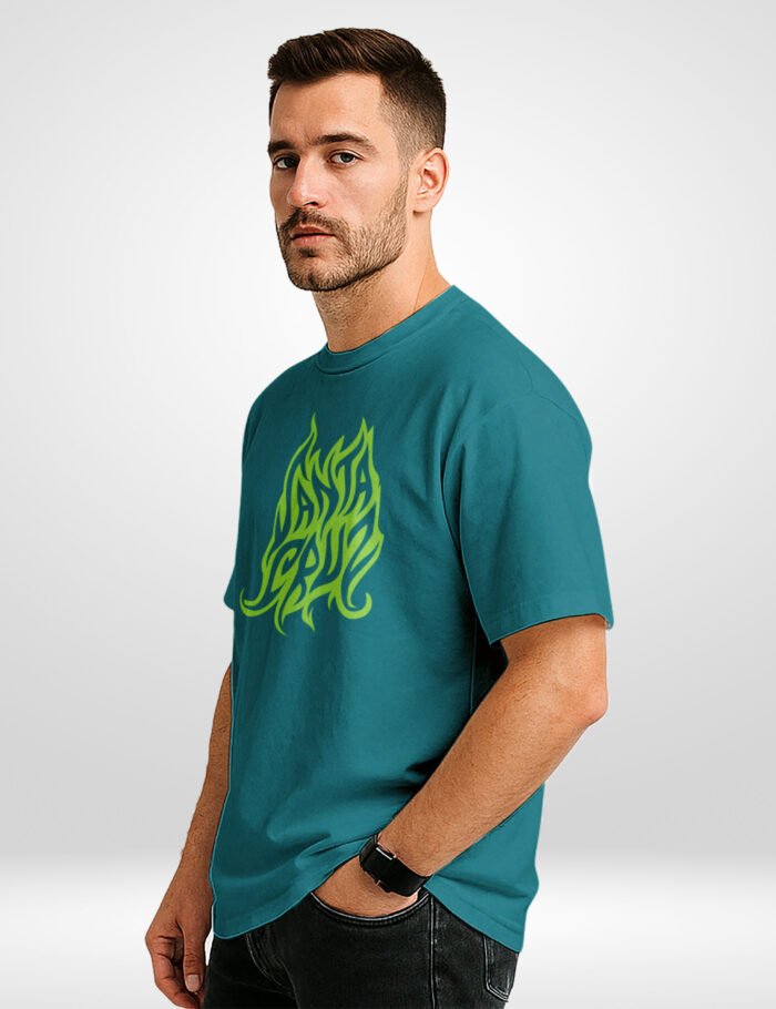 Santa Cruz Green Wizard Oversized T-Shirt side