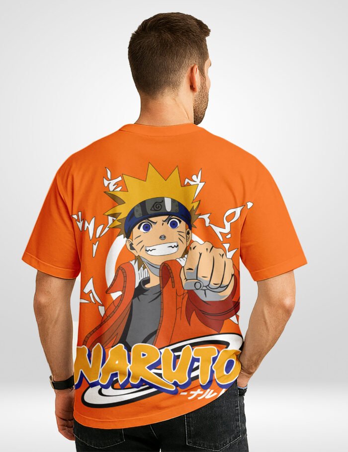 Naruto Oversized T Shirt Back print