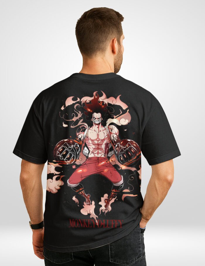 One Piece Gear 5 Luffy Oversized T-Shirt black