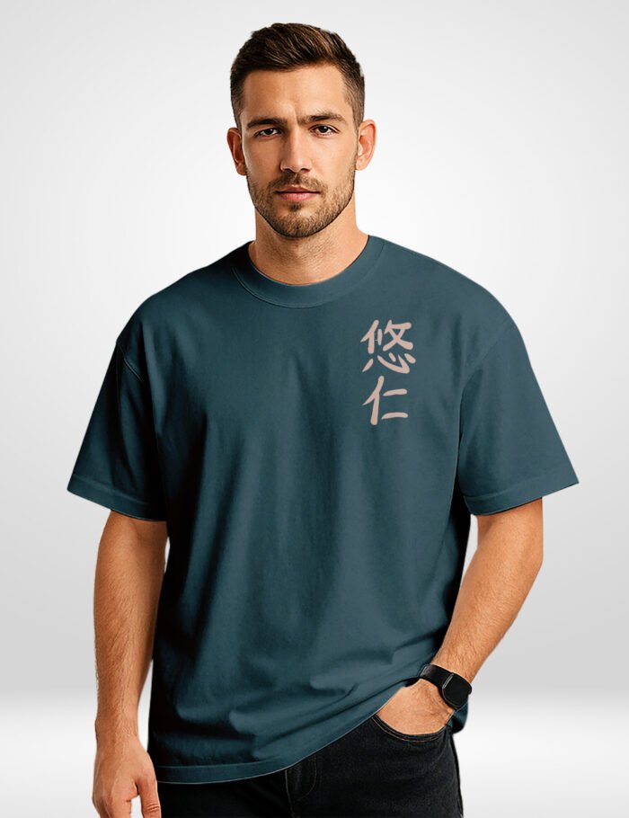 Yuji Sukuna Oversized T-Shirt Front View Yuji Sukuna Oversized T-Shirt Front View