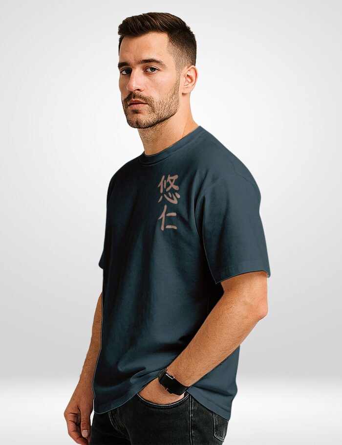 Yuji Sukuna Oversized T-Shirt Front side View Yuji Sukuna Oversized T-Shirt Front side View