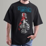 oversized demon t-shirt front zoom