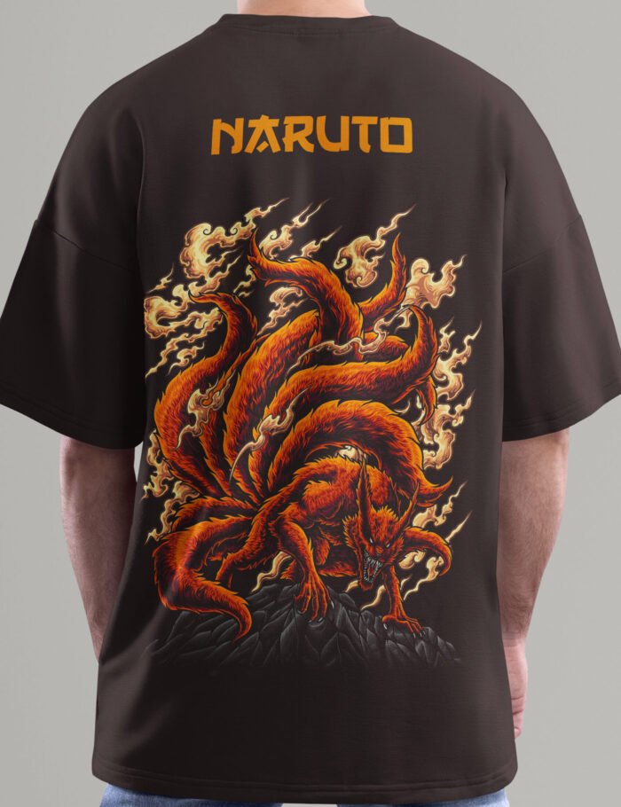 Naruto Kurama Oversized T-Shirt zoom back Naruto Kurama Oversized T-Shirt zoom back