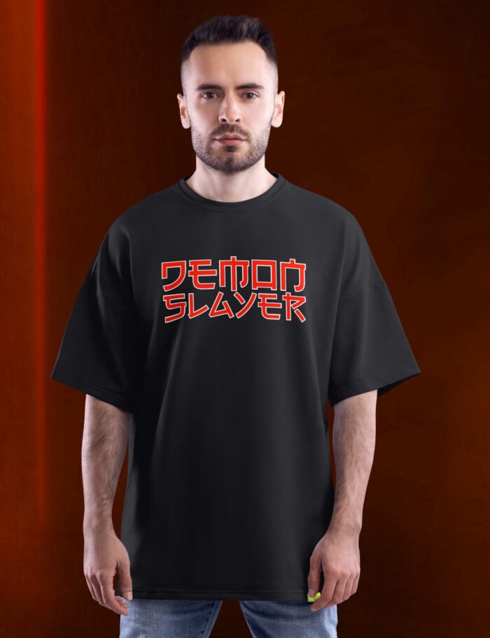 Demon Slayer Oversized Anime Tee – The Slayer Squad Demon Slayer Oversized Anime Tee