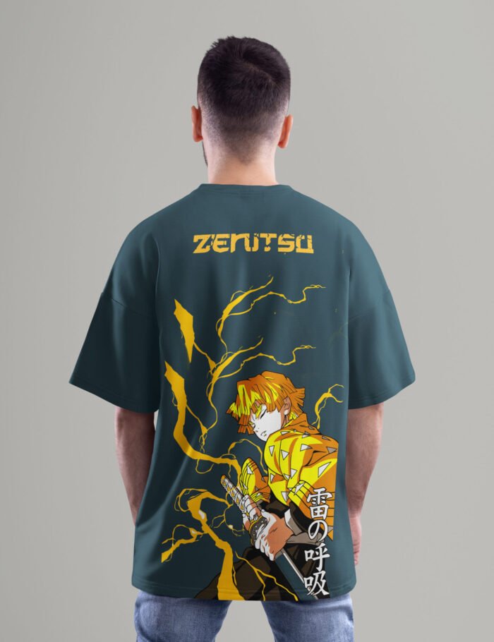 Demon Slayer Oversized T-Shirt_Zenitsu