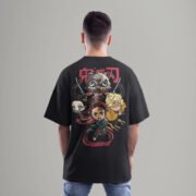 Demon Slayer Oversized Anime Tee – The Slayer Squad