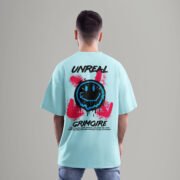 Dark Emoji Oversized Streetwear T-Shirt