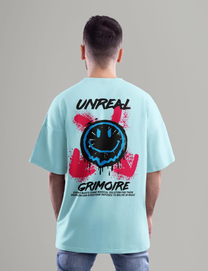 Dark Emoji Oversized Streetwear T-Shirt