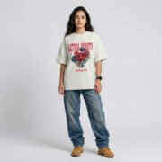 Lethal Beauty Unisex Oversized T-Shirt by Buffring premium streetwear